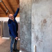Stein-Optik, Beton-Optik, Großformat, Großformatfliese